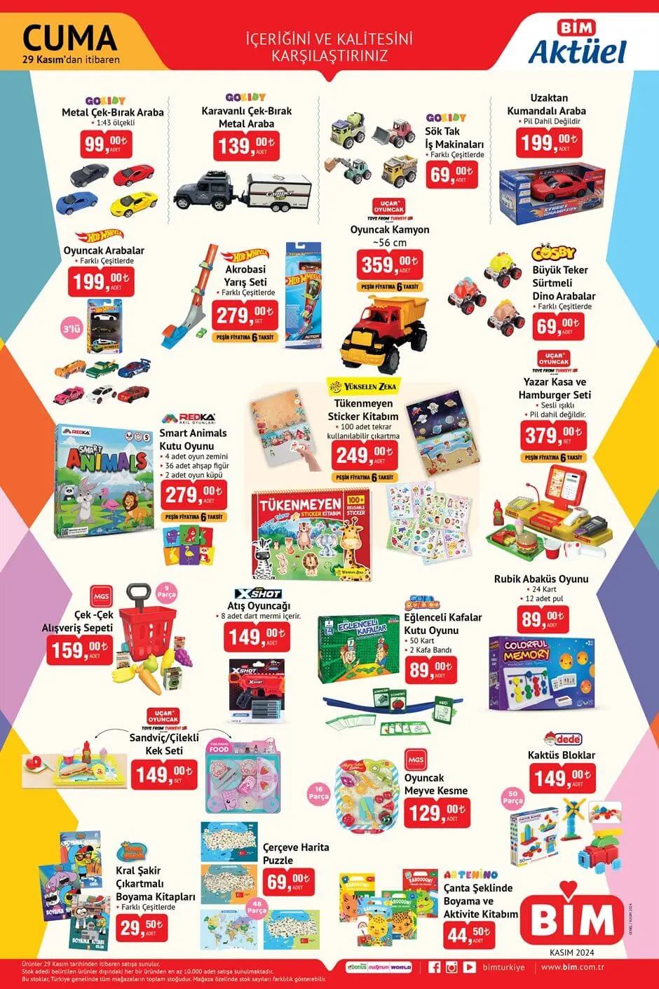 Bim 29 Kasım Katalogu