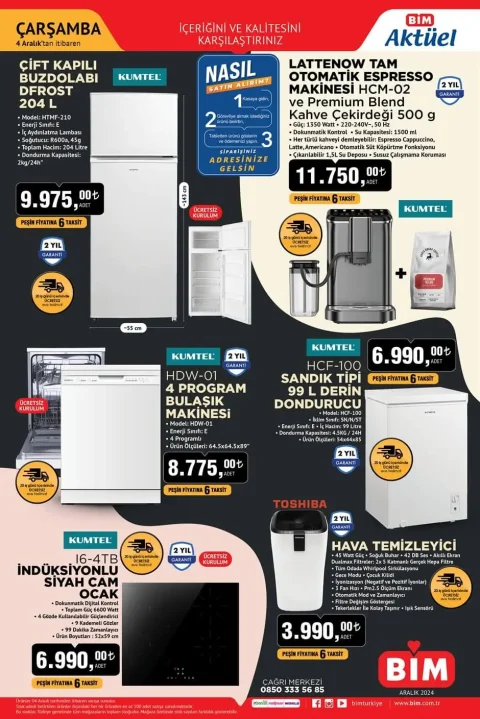 bim 4 aralık katalogu